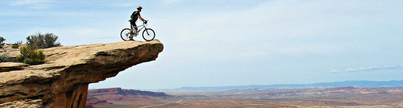 Bike on Cliff